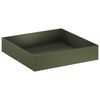 vidaXL Macetero de Jard&iacute;n Verde oliva 100 x 100 x 20 cm