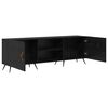 vidaXL Gabinete de TV Roble negro 150 x 30 x 50 cm