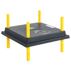 vidaXL Placa calefactora de pollitos patitos regulador de temperatura