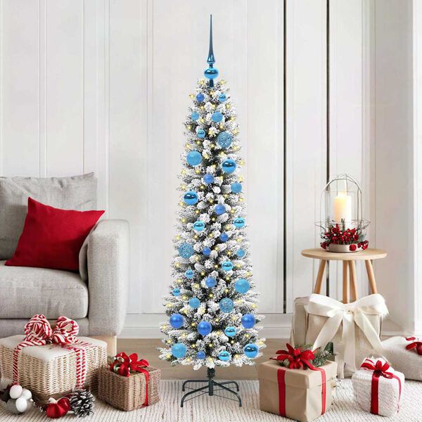 vidaXL Árbol de Navidad artificial 150 cm PVC, Metal y Plástico