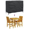 vidaXL Funda para muebles de exterior Negro 140 x 70 x 90 cm 600D