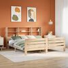 vidaXL Estructura de cama sin colch&oacute;n madera maciza de pino 180x200 cm