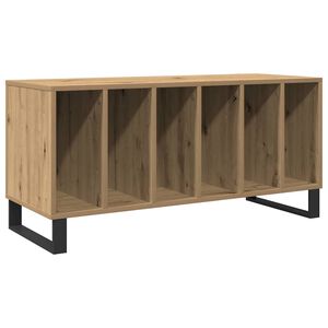 vidaXL Mueble para discos de vinilo Roble artisan 100 x 38 x 48 cm