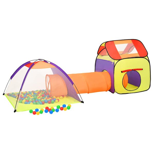 vidaXL Tienda de juegos para niños multicolor 338x123x111 cm