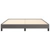 vidaXL Estructura de cama sin colchón cuero sintético gris 180x200 cm
