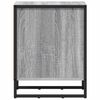 vidaXL Mesa de Noche Gris Sonoma 39,5 x 30 x 50 cm