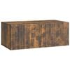 vidaXL Mueble para TV de pared Roble Ahumado 78,5 x 41 x 30 cm
