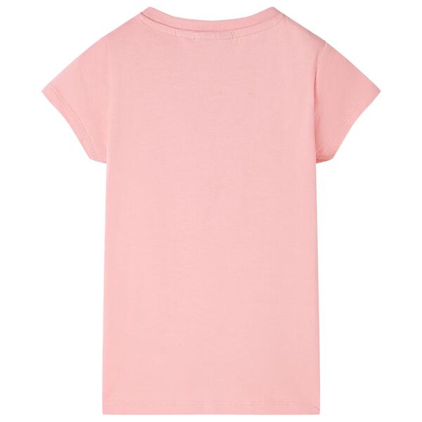 Camiseta infantil rosa 128