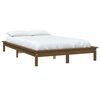 vidaXL Estructura de cama madera maciza de pino marr&oacute;n miel 200x200 cm