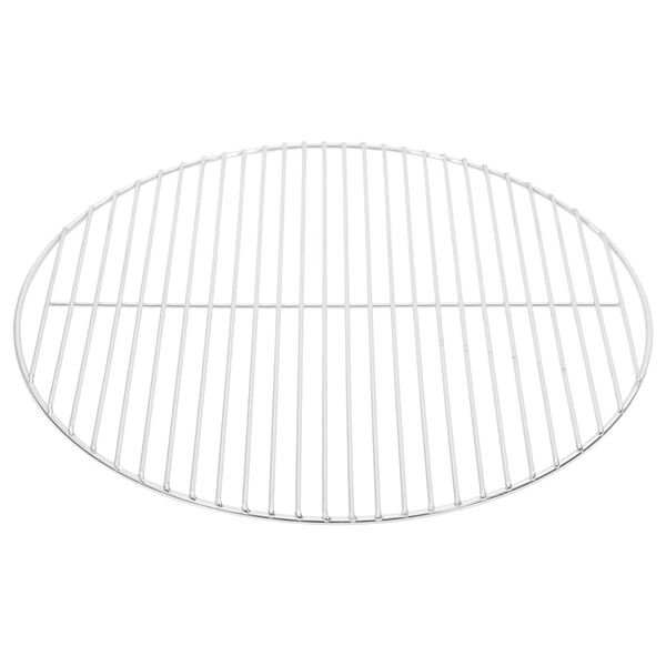 vidaXL Rejilla de parrilla BBQ redonda acero inoxidable 304 &Oslash;50 cm