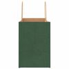 vidaXL Bolsas de papel con asas 50 uds verde 32x17x25 cm