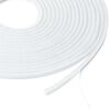 vidaXL Burlete de cepillo autoadhesivo 10 m PP Blanco