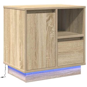vidaXL Armario de Noche Roble Sonoma 50 x 34,5 x 50 cm.
