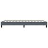 vidaXL Estructura de cama sin colch&oacute;n terciopelo gris oscuro 100x220cm