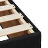 vidaXL Cama box spring con colch&oacute;n terciopelo negro 120x190 cm