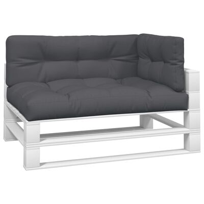 vidaXL Cojines para sofá de palets 3 unidades gris antracita | vidaXL.es