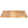 vidaXL Tablero de mesa cuadrado madera maciza de mango 80x80x2,5 cm