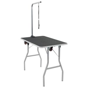 Mesa de higiene para mascotas, port&aacute;til y con ruedas