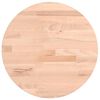 vidaXL Tablero redondo de madera maciza de haya &Oslash;30x2,5 cm