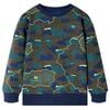 vidaXL Sudadera infantil caqui oscuro m&eacute;lange 128