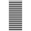 vidaXL Estor cebra negro 110x200 cm tejido ancho 105,9 cm poli&eacute;ster