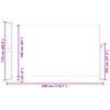 vidaXL Toldo lateral retr&aacute;ctil de jard&iacute;n marr&oacute;n 170x300 cm