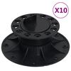 vidaXL Patas ajustables para terraza 10 unidades 60-88 mm