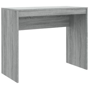 vidaXL Escritorio de madera contrachapada gris Sonoma 90x40x72 cm