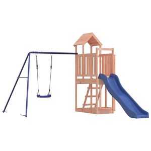 vidaXL Parque infantil de exterior madera maciza Douglas