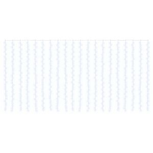 vidaXL Cortina de luces 600 LED Blanco fr&iacute;o 600 x 300 cm