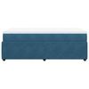 vidaXL Cama box spring con colch&oacute;n terciopelo azul oscuro 90x200 cm