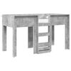 vidaXL Cama Litera para Ni&ntilde;os Gris Concreto 75 x 190 cm