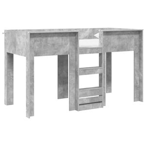 vidaXL Cama Litera para Ni&ntilde;os Gris Concreto 75 x 190 cm