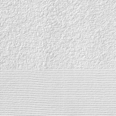 vidaXL Toallas de ducha 25 uds algodón blanco 350 g/m² 70x140 cm