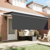 vidaXL Toldo con Persiana Antracita 350 x 200 x 120 cm Tela y Metal