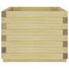 vidaXL Arriate elevado rectangular madera 100x50x40 cm