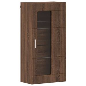 vidaXL Armario de Madera Roble Marr&oacute;n Madera de ingenier&iacute;a