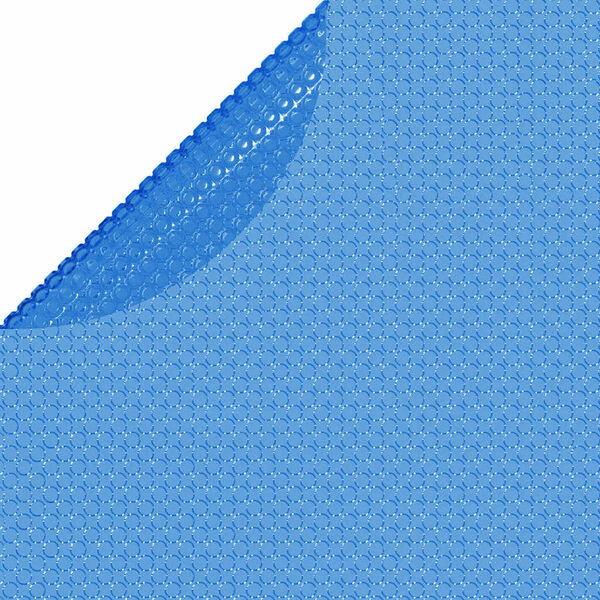 vidaXL Cubierta solar de piscina de PE redonda y flotante 381 cm azul