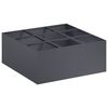vidaXL Macetero de Jard&iacute;n Gris antracita 100 x 100 x 20 cm