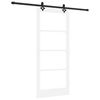 vidaXL Puerta Corredera ORKDAL 86 x 198,5 cm Blanco y Negro