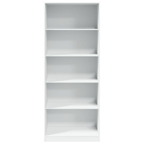 vidaXL Armario de madera de ingenier&iacute;a blanco 80x50x200 cm