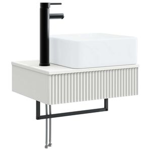 vidaXL Lavabo de Lavado Montado en la Pared Blanco 50 x 41 x 39 cm
