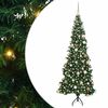 vidaXL &Aacute;rbol de Navidad Artificial de Esquina Verde 180 cm PVC y Metal