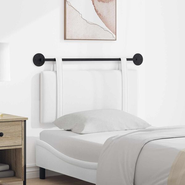 vidaXL Cabecera Colgante Montaje en la pared Liso 100 x 55 x 5 cm tela