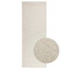 vidaXL Alfombra ZIZUR apariencia yute interior exterior crema 80x200cm