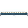 vidaXL Estructura de cama sin colch&oacute;n terciopelo azul oscuro 80x200 cm