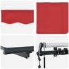 vidaXL Toldo Retr&aacute;ctil Rojo 350 x 250 cm Tela y Aluminio