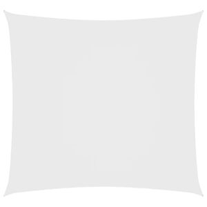 vidaXL Toldo de vela cuadrado tela Oxford blanco 2x2 m