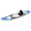 vidaXL Set de tabla de paddle surf hinchable azul marino 360x81x10 cm