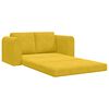 vidaXL Sof&aacute; cama 60cm Amarillo Terciopelo